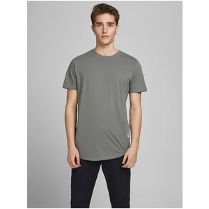 Šedé basic tričko Jack & Jones Noa - Pánské