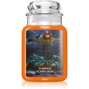 Village Candle Pumpkin Scarecrow vonná svíčka (Glass Lid) 602 g