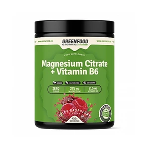 GreenFood Performance Mg Citrate+B6 raspberry 420g