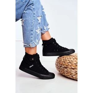 Women's High Sneakers Big Star FF274578 Black