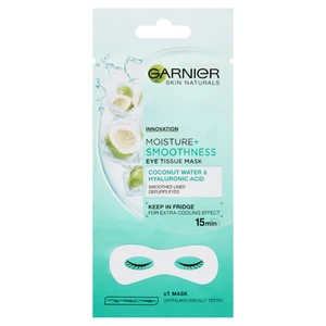 Garnier Vyhlazující oční maska s kokosovou vodou a kyselinou hyaluronovou (Eye Tissue Mask) 6 g