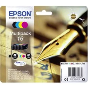 Epson T16264012, T162640 azurová/purpurová/žlutá/černá (cyan/magenta/yellow/black) originální cartridge