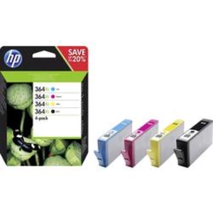 HP Inkoustová kazeta 364 XL originál kombinované balení černá, azurová, purppurová, žlutá N9J74AE