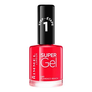 Rimmel Super Gel gelový lak na nehty bez užití UV/LED lampy odstín 045 Flamenco Beach 12 ml