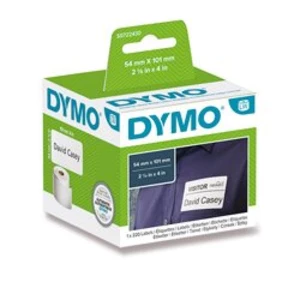 Dymo etikety (role) 101 x 54 mm papír bílá 220 ks s0722430…