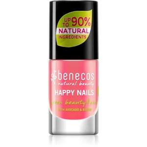 Benecos Happy Nails ošetrujúci lak na nechty odtieň Peach Sorbet 5 ml