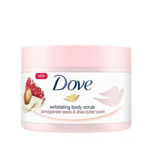 Dove Exfoliating Body Scrub Pomegranate Seeds & Shea Butter pečující tělový peeling 225 ml