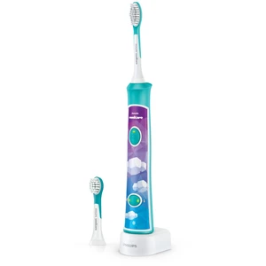 Sonická elektrická detská kefka na zuby Philips Sonicare HX6322/04 for Kids, biela, farebná