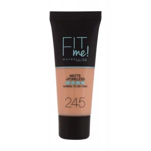 Maybelline Fit Me! Matte+Poreless zmatňujúci make-up pre normálnu až mastnú pleť odtieň 245 Classic Beige 30 ml