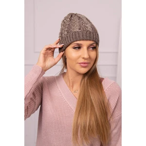 Ladies beanie Kalina K362 cappuccino