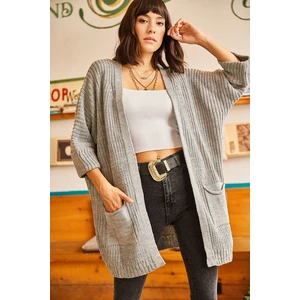 Olalook Cardigan - Grau - Regular fit