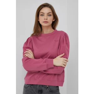 Dark pink Womens Sweatshirt Pepe Jeans Laetitia - Women