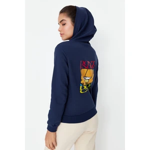 Trendyol Sweatshirt - Dark blue - Regular fit