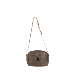 Khaki malá messenger taška z eko kůže