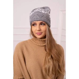 Ladies beanie Kira K374 light gray