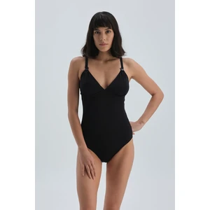 Dagi Swimsuit - Black - Plain