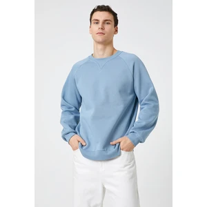 Koton Sweatshirt - Blue - Regular fit