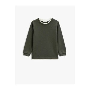 Koton Sweatshirt - Khaki - Regular fit