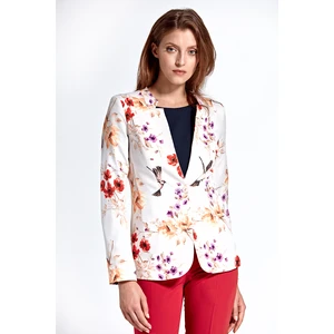 Colett Woman's Jacket Cz06 Pattern Ecru