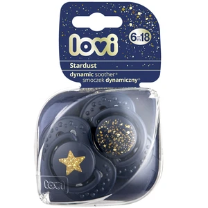 LOVI Silikónový dudlík dynamický Stardust 6-18 m 2 ks