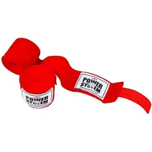 Power System boxovací bandáže BOXING WRAPS RED 2 ks