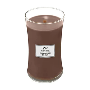 WoodWick Vonná svíčka váza velká Stone Washed Suede 609,5 g