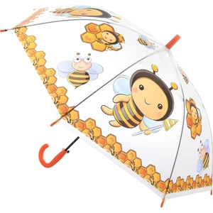 Deštník zvířátka průhledný vystřelovací žabičky
