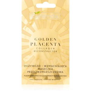 Bielenda Golden Placenta Collagen Reconstructor krémová maska redukujúca prejavy stárnutia 8 g