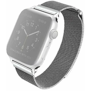 Uniq Remienok Dante Mesh Steel 44mm Sterling 44 mm-42 mm