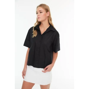 Trendyol Black Short Sleeve Shirt