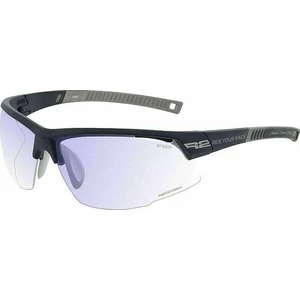 R2 Racer Charcoal Black/Clear To Grey Photochromatic/Bluelight Blocker Okulary rowerowe