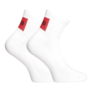 2PACK Hugo Boss Ankle Socks White