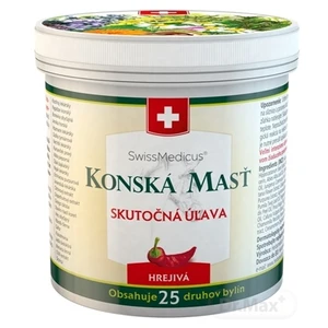 SwissMedicus Hřejivá konská mast, 250 ml