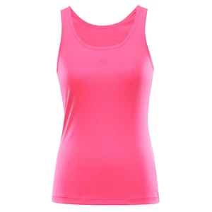 Women's quick-drying tank top ALPINE PRO MIXEDA neon knockout pink