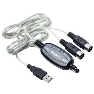 Bespeco BMUSB100 Transparente 2 m Câble USB