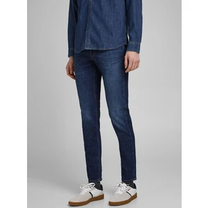 Modré slim fit džíny Jack & Jones Glenn - Pánské