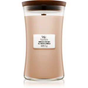 WoodWick Vonná svíčka váza Vanilla & Sea Salt 609,5 g
