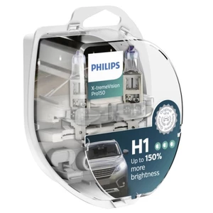 Autožiarovka Philips H1 X-tremeVision Pro150, 2 ks (12258XVPS2) Neobyčejný jas pro vyšší bezpečnost<br />
Kombinací neobyčejného jasu a míry životnosti, kt