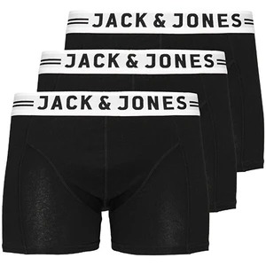 Set of three black boxer shorts Jack & Jones Sense - Men