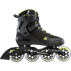 Rollerblade Spark 90 Patine în linie Negru/Lămâie verde 44