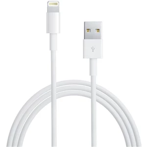 adatkábel  -eredeti Apple + lightning konnektorral iPhone 5, iPod touch 5, iPod nano 7, iPad 4 és iPad Mini
