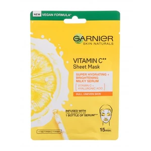 Garnier Skin Naturals plátýnková maska s rozjasňujícím a hydratačním účinkem s vitaminem C 28 g