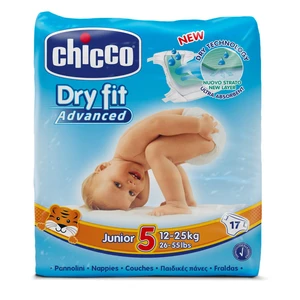 CHICCO Plenky jednorázové Junior (12-25 kg) 17 ks