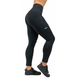 Nebbia High Waisted Leggings Leg Day Goals Black L Pantaloni fitness