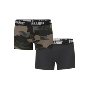 Boxer Shorts Logo 2er Pack darkcamo/blk