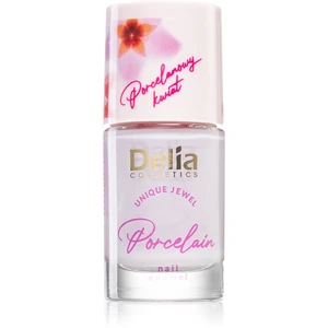 Delia Cosmetics Porcelain lak na nehty 2 v 1 odstín 06 Lilly 11 ml