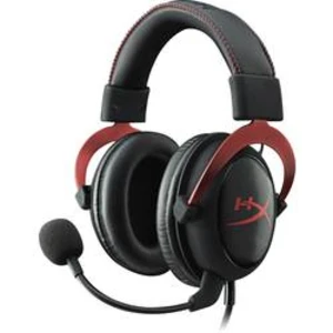 HyperX Cloud II herný headset jack 3,5 mm káblový cez uši červená