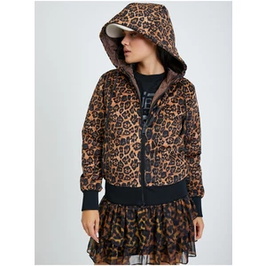 Brown Women's Patterned Double-Sided Jacket Guess Madeleine - Women