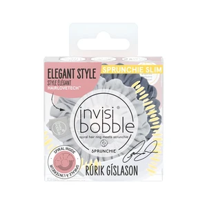 invisibobble X Rúrik Gíslason Sprunchie Slim gumičky do vlasov Feelin Greyt 2 ks