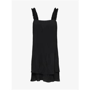 Black Short Pleated Shoulder Dress JDY Lila - Women